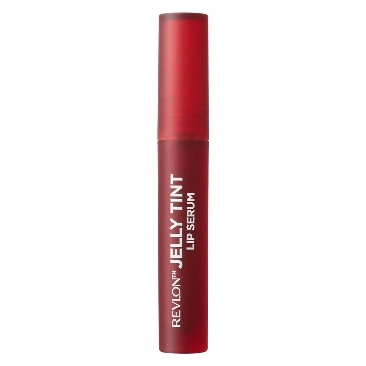 Revlon Jelly Tint Lip Serum 004 Dark Cherry. Color image: Brick Red (Cool undertones). Tinted lip serum. Developed in Japan. 2.4g.