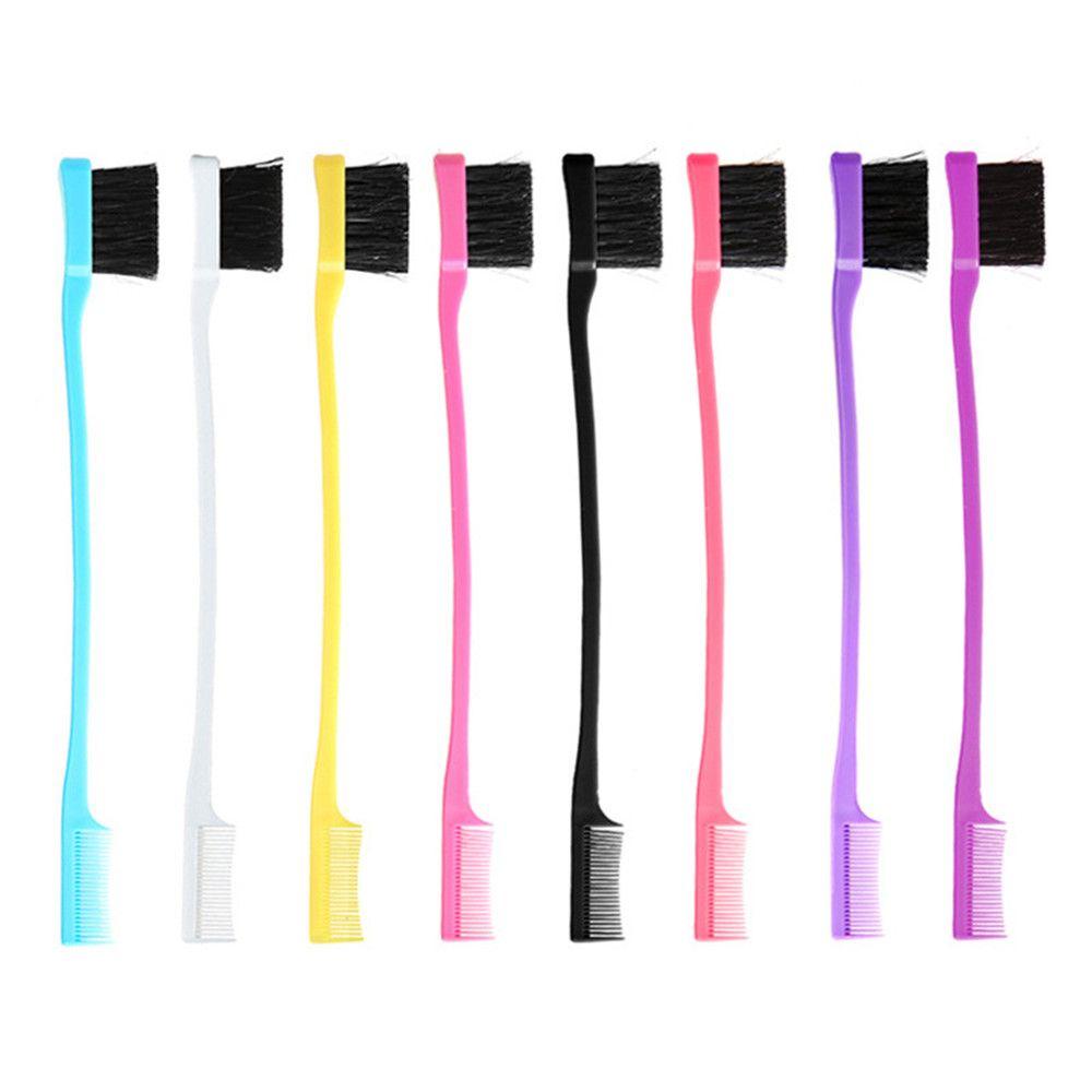 

Beauty Tools Multicolor Eyebrow Combing Double Sided Edge Hair Styling Brush Control Hair Comb