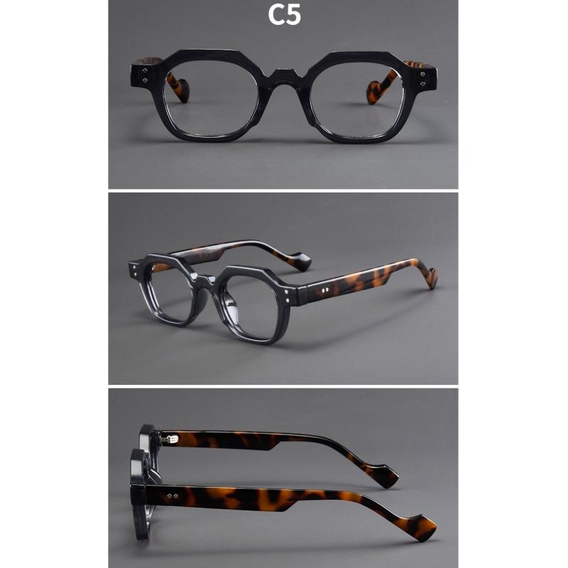 Women's glasses, men's and women's fashion polygonal glasses