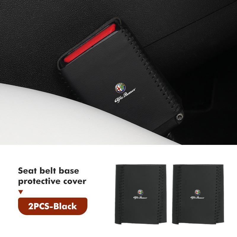 OTFDU1 For Alfa Romeo Anti-collision Scratch-proof Car Seat Belt Buckle Protection Cover 159 Giulietta Giulia 147 Mito 156 159 166 GT