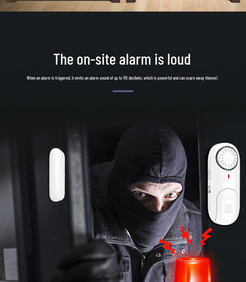 Lingfang Anti-Theft Door & Window Alarm Sensor D1