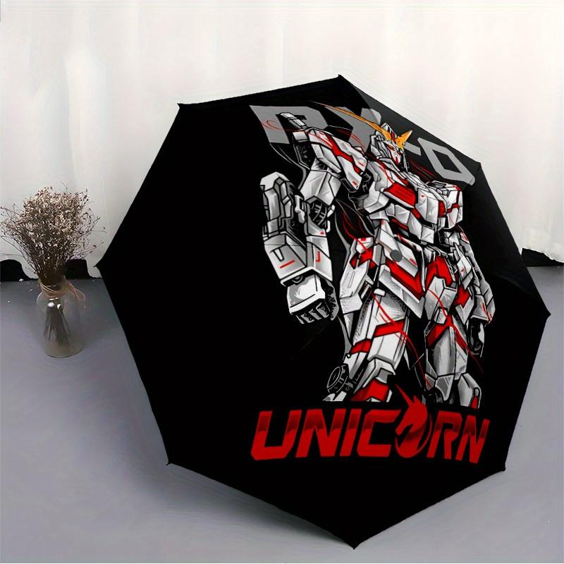 Gundam Automatic Open/close Umbrella, Heavy-Duty Iron Frame, Folding Portable Design, Travel, Everyday Use 204