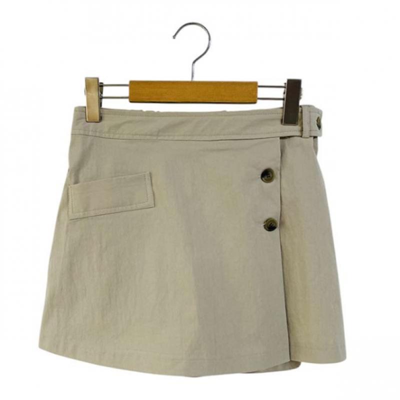 Shop Women S Banding Button Mini Wrap ShortS Ivory Stj Wpt 4587