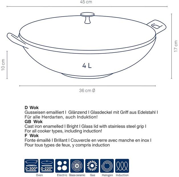 Сковорода Kela Calido вок 4 л (11947)