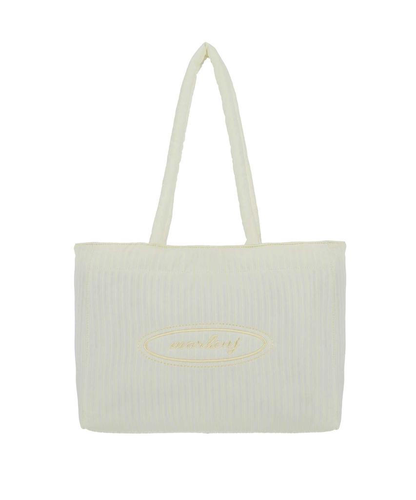 Marhen.J Soft Stripe Padded Shopper Shoulder Bag