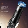 Searchlight LED Flashlight USB Rechargeable Camping Light Portable Display  Torch  Outdoor