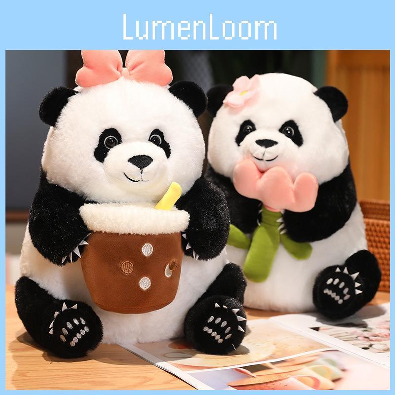 Plush Panda Toy Cute Cartoon Girl Child Cushion Birthday Holiday Gift Dolls