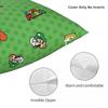 Marios Square Pillowcases Polyester Seat Luigi Mushroom Yoshi Cushion Cover Funny Pillow Cover 45*45