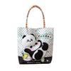 Panda Canvas Handbag - Versatile Women's Makeup & Toiletry Bag for Travel