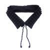 Adjustable Artificial Pearls Detachable Collar For Women Elegant Neckwear Decorative Collar Accessory With Laceup Tied
