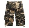 Men's Camouflage Cargo Shorts A083 - Loose Fit, Casual Workwear with Multiple Pockets