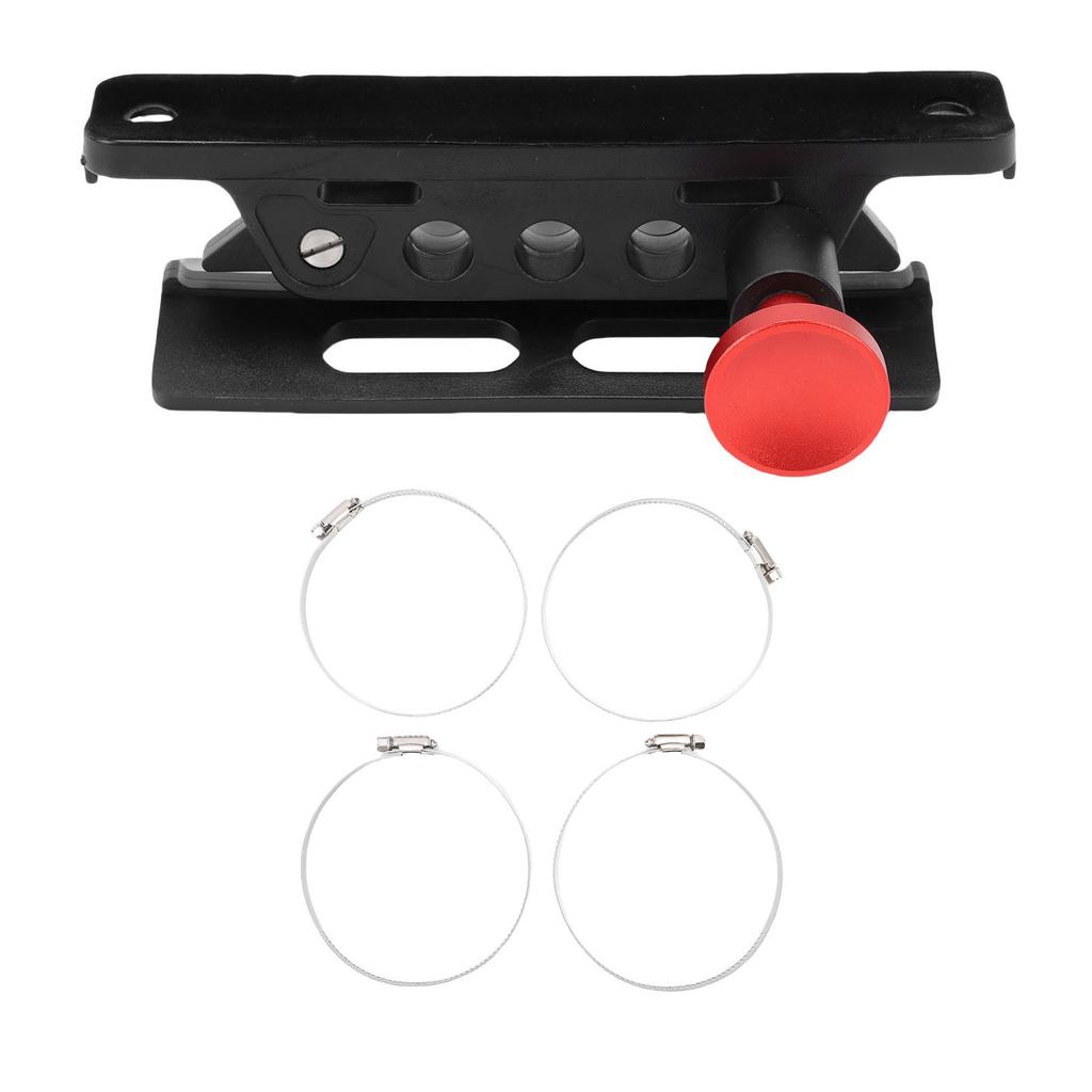 Brannslukkerholder Passer for JK JL ATV UTV Justerbar Ring Brannslukker Monteringsbrakett med 4 Klemmer