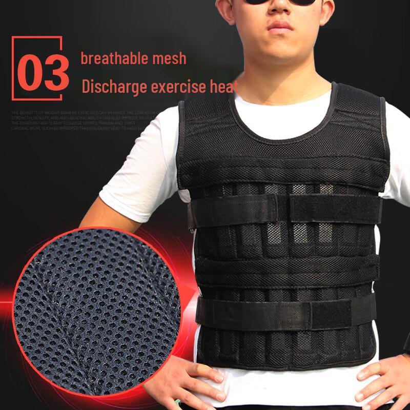 Weighted Fitness Training Vest with Steel Plates