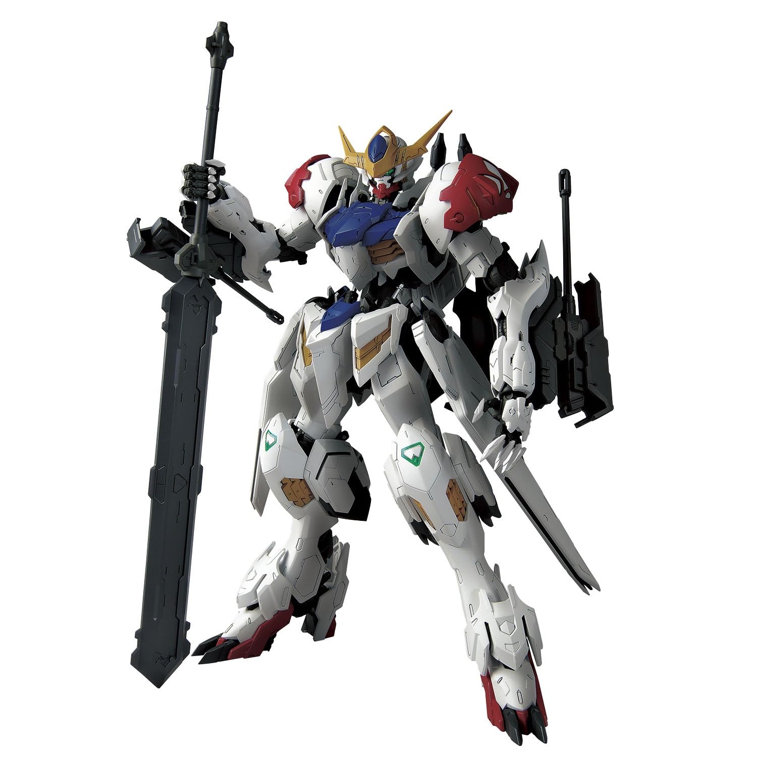 BANDAI SPIRITS MG Mobile Suit Orphans Gundam Barbatos Lupus Scala Modello di Plastica Gundam Sangue di Ferro 1/100 Pre-Colorato