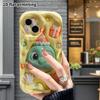 Phone Case: 2D flat design, suitable for iPhone 18, 17, 16, 15, 14, 13 Pro protective cases, party little turtle, perfect Christmas and Halloween holi