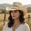 Vintage Style Wide Brim Fedora Hat Breathable Unisex Panama Jazz Hat for Beach Vacation Outdoor Activities