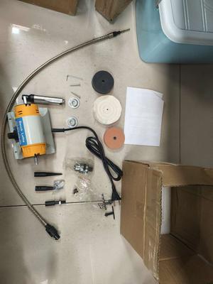 Speed Polishing Machine 320W Multi Function Bench Grinding Machine Both Sides Polisher for Polishing Jade Wood Beeswax