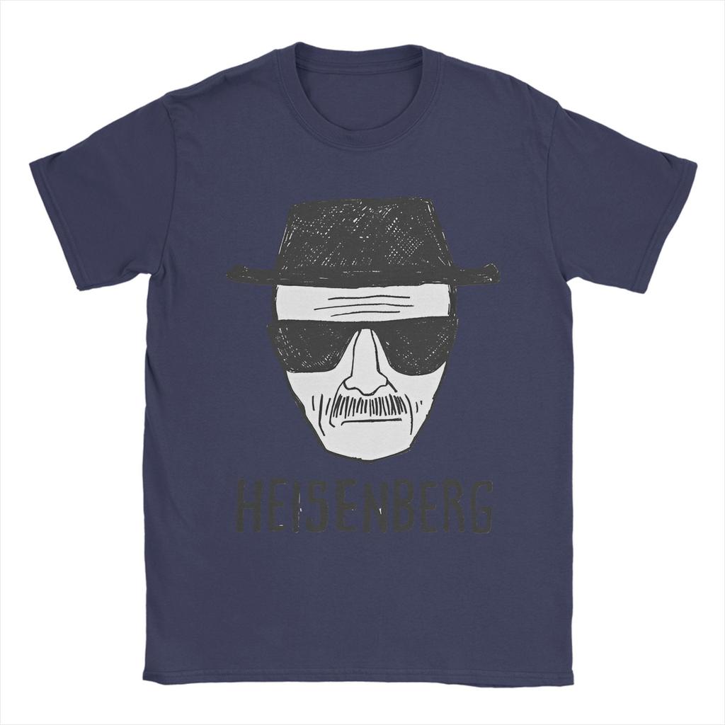 Breaking Bad Heisenberg Zeichnung Merch Herren Damen T-Shirt 100% Baumwolle Tee Bedruckte Tops T-Shirt