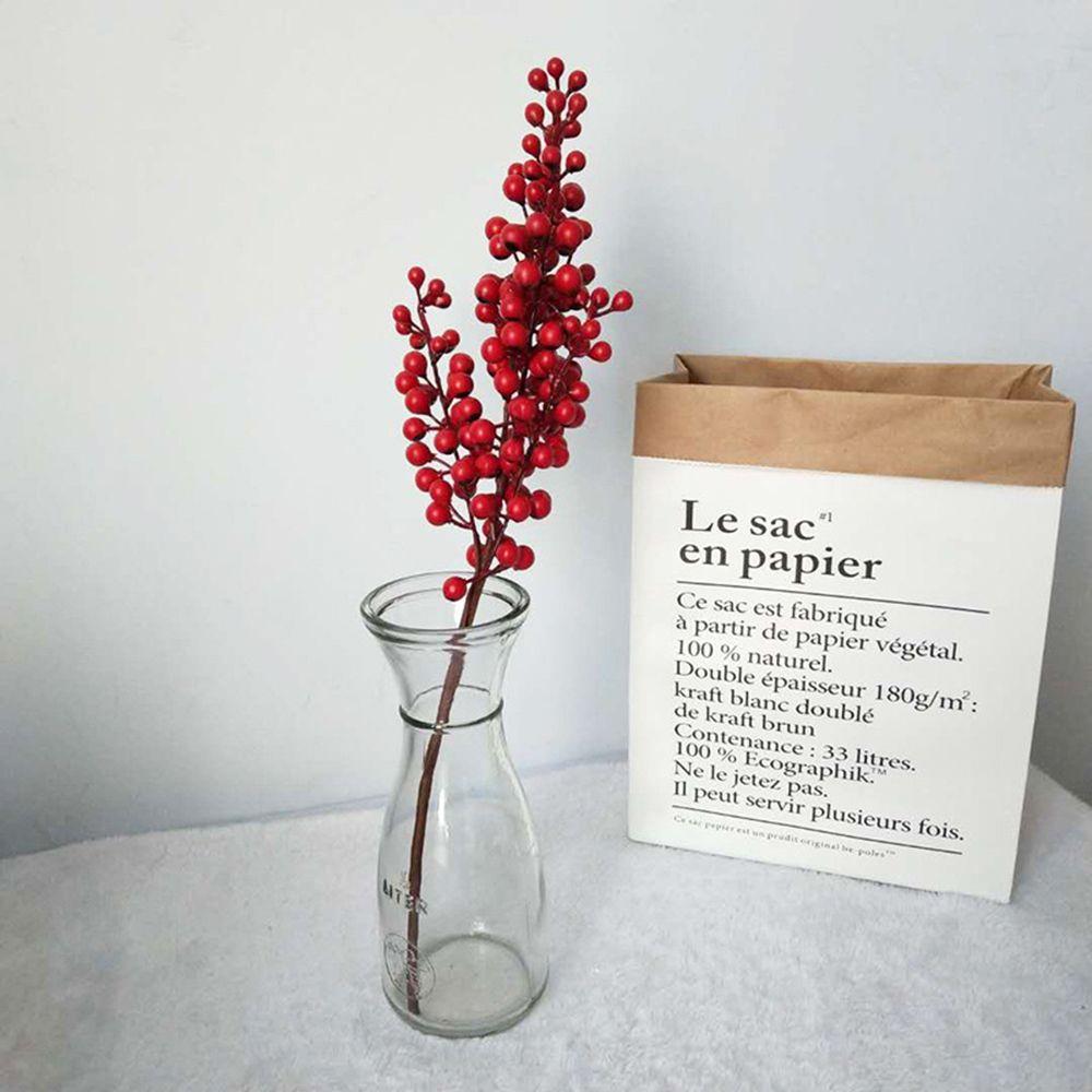 

Ягоды Новогодний Домашний Декор Вечеринка Праздничное Ягодное Рождественское Украшение Искусственный Цветок Поддельный Цветок красный