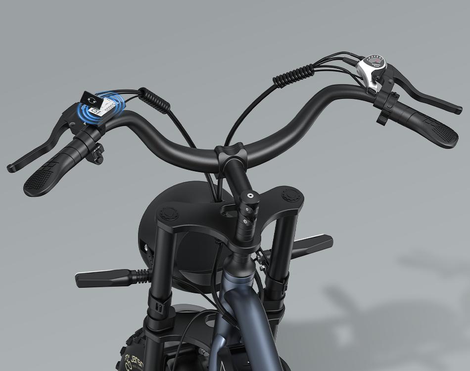 JANSNO X50 Adult E-Bike 750W Motor 48V14AH Battery Electric Bike 20 Inch Wide Tire Electric Mountain Bicycle