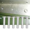 100pcs Industrial Use Flat Head Rivets Boat Repair Aluminum Rivets Solid Rivets  For Fire Fighting
