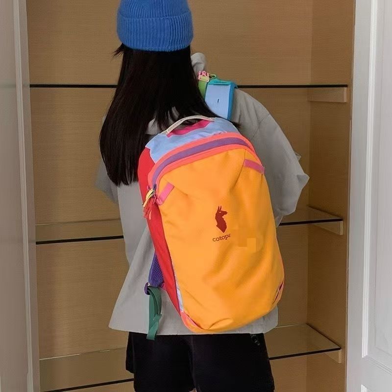 Outdoor Alpaca Travel Backpack With Waterproof Canvas For Hiking And Daily Use