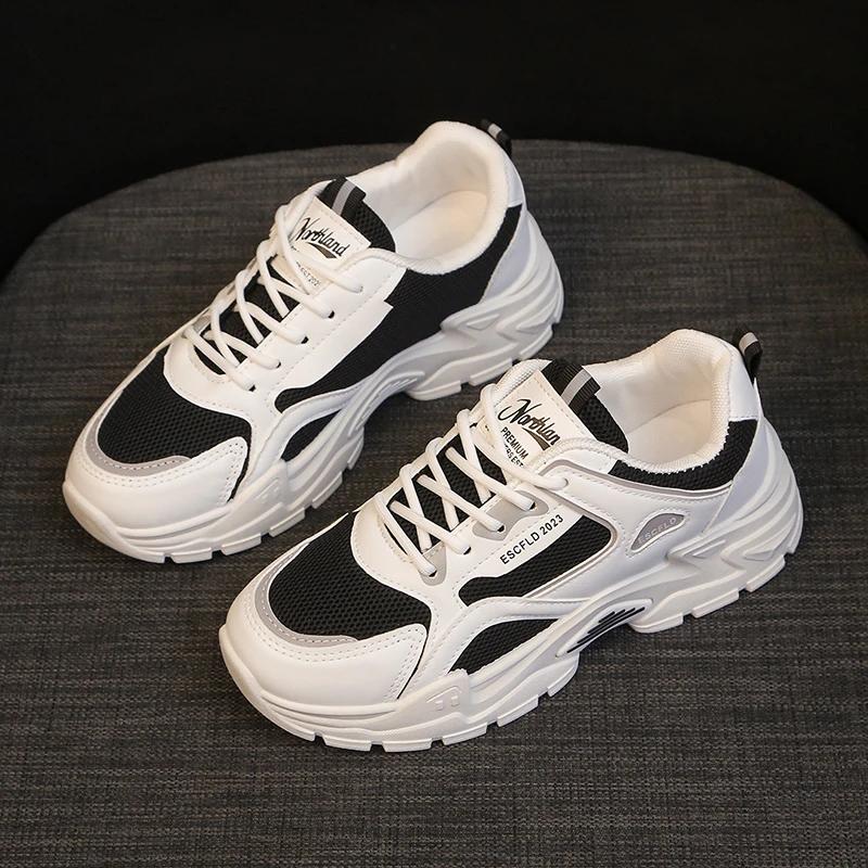 New Women Causal Sneakers Summer Shoes Womens Mesh Breathable Lace Up Sports Shoes for Women Platform Walking Designer Shoes