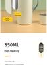 Maternal & Infant 316 Stainless Steel Thermos Pot with Smart Temperature Stewing and Portable Tea Infuser.