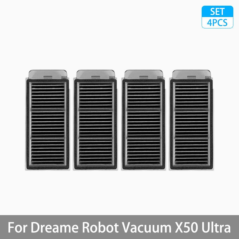 For Dreame X50 Ultra / S40 Enhanced Edition Vacuum Parts Main Roller Side Brush Hepa Filter Mop Cloth Dust Bag Accessories