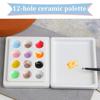 Manicure Empty Watercolor Palette Nail Art Color Palette Nail Polish Palette Nail Pigment Holder