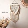 Nodic Cotton Woven Bohemian Wall Decoration Tapestry With Tassel Wall Accents Handmade Scandinavian Hanging Bedroom Home Decor