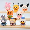 Disney Anime Princess Building Blocks Stitch Mickey Mouse mini Action toy Figures Blocks Toys Bricks Assemble Toys Kids Gifts