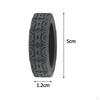 8x Silicone Luggage Wheel Covers Protective Cover for Most Suitcase Black