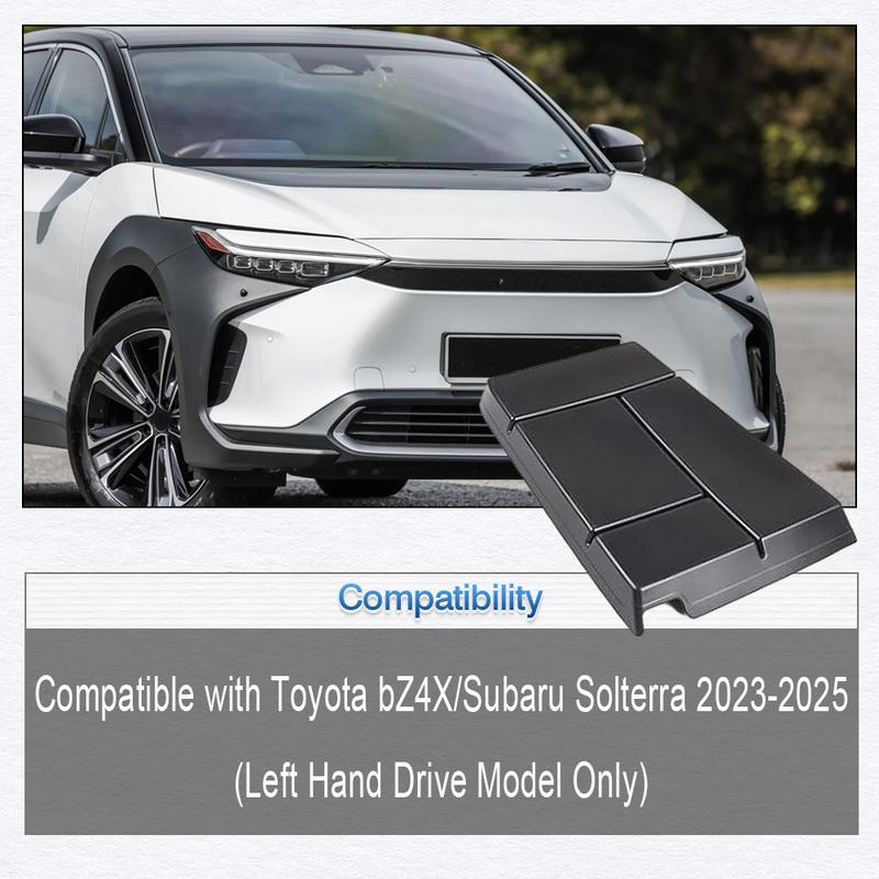 For Toyota bZ4X/Subaru Solterra 2024 2025 Center Console Organizer Storage Box Armrest Storage Organizer Accessories