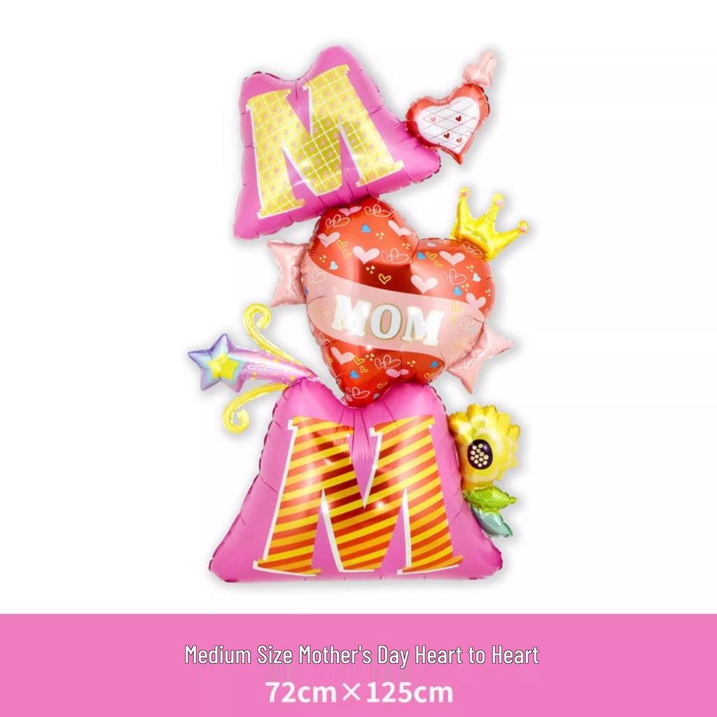 Large Standing Aluminum Foil Balloon for Mother's/Father's Day Decoration
