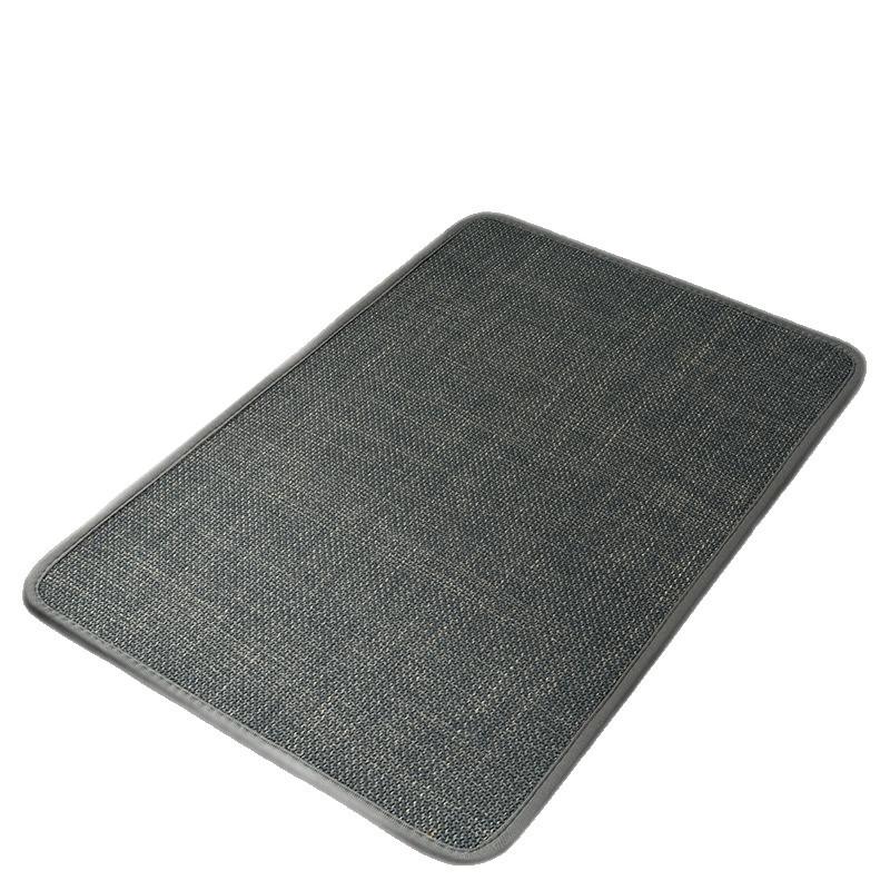 Linen Diatomaceous Earth Non-Slip Bath Mat: Strong Water Absorption, Anti-Fall Design for Bathroom and Washroom