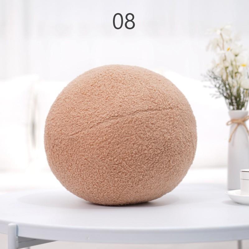Nordischer Stil Kugelförmiges Kissen Gefüllte Dekoration Plüsch Sofa Erker Dekoration Kissen Weicher Fotografie Requisit Neu