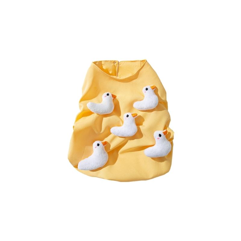 Girl Dog Clothes Vest T-Shirt Costume Apparel for Birthday Party Puppy Holiday Party Costumes