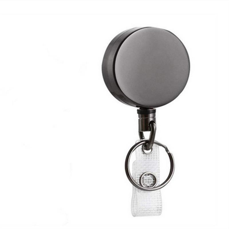 All-Metal Anti-Theft Retractable Nylon Keychain with Pull-Apart Buckle