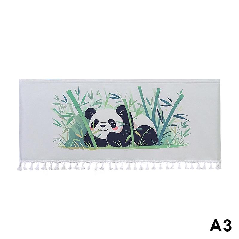 Cartoon Animal Door Curtain With Tassels Self-adhesive Partition Curtains For Bedroom, Bathroom & Home Decor, Privacy Dust Proof