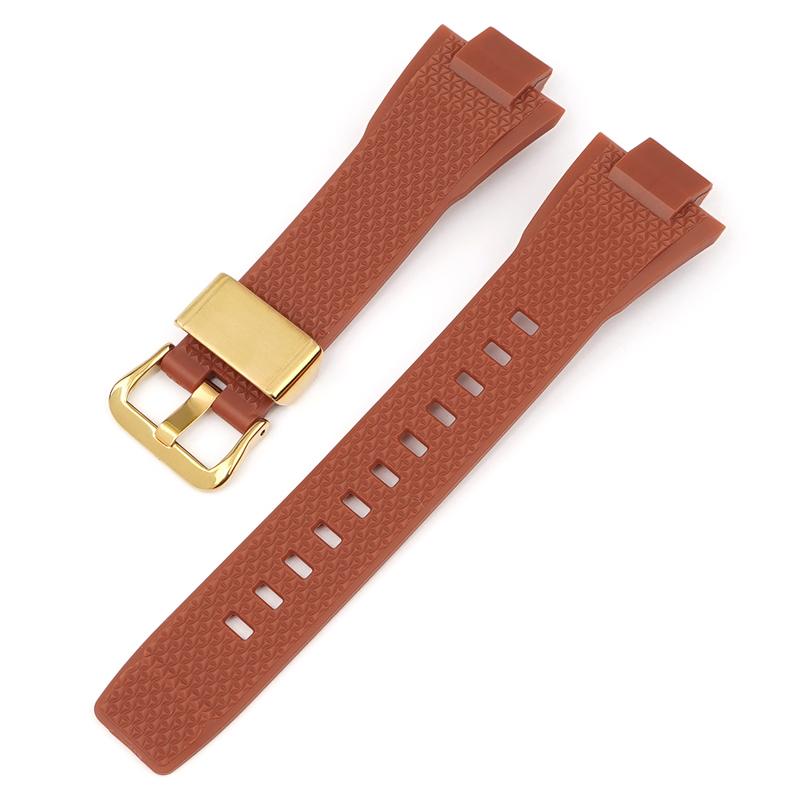 Watch Accessories For Casio G-SHOCK GST-B400 Series Resin Strap Men's Sports Waterproof Rubber Replacement Watchband Bracelet