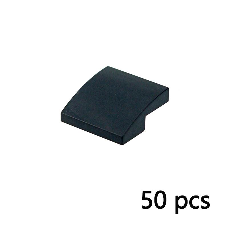 50pcs Assembles Particles Slope Curved 2x2 Building Blocks DIY Bricks Educational MOC Tech Parts Toys Compatible with 15068