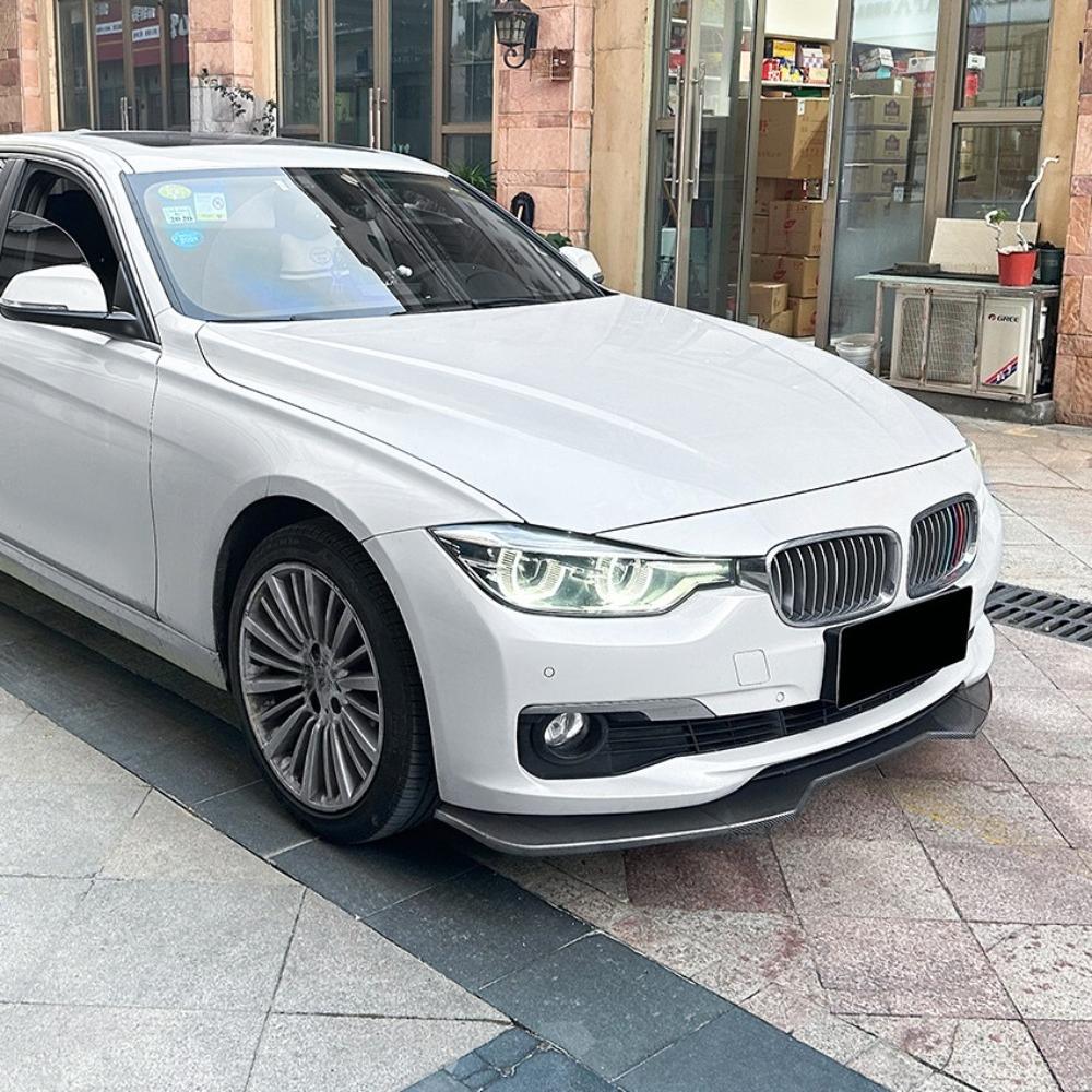 Labio Splitter Chin Spoiler Delantero Para BMW Serie 3 F30 F31 2013-2019 Parachoques Estándar Kit de Carrocería de Modificación Exterior Accesorios
