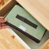 Imitation Linen Non-Woven Fabric Foldable Storage Box for Clothes & Toys, Available In Large & Small Sizes.