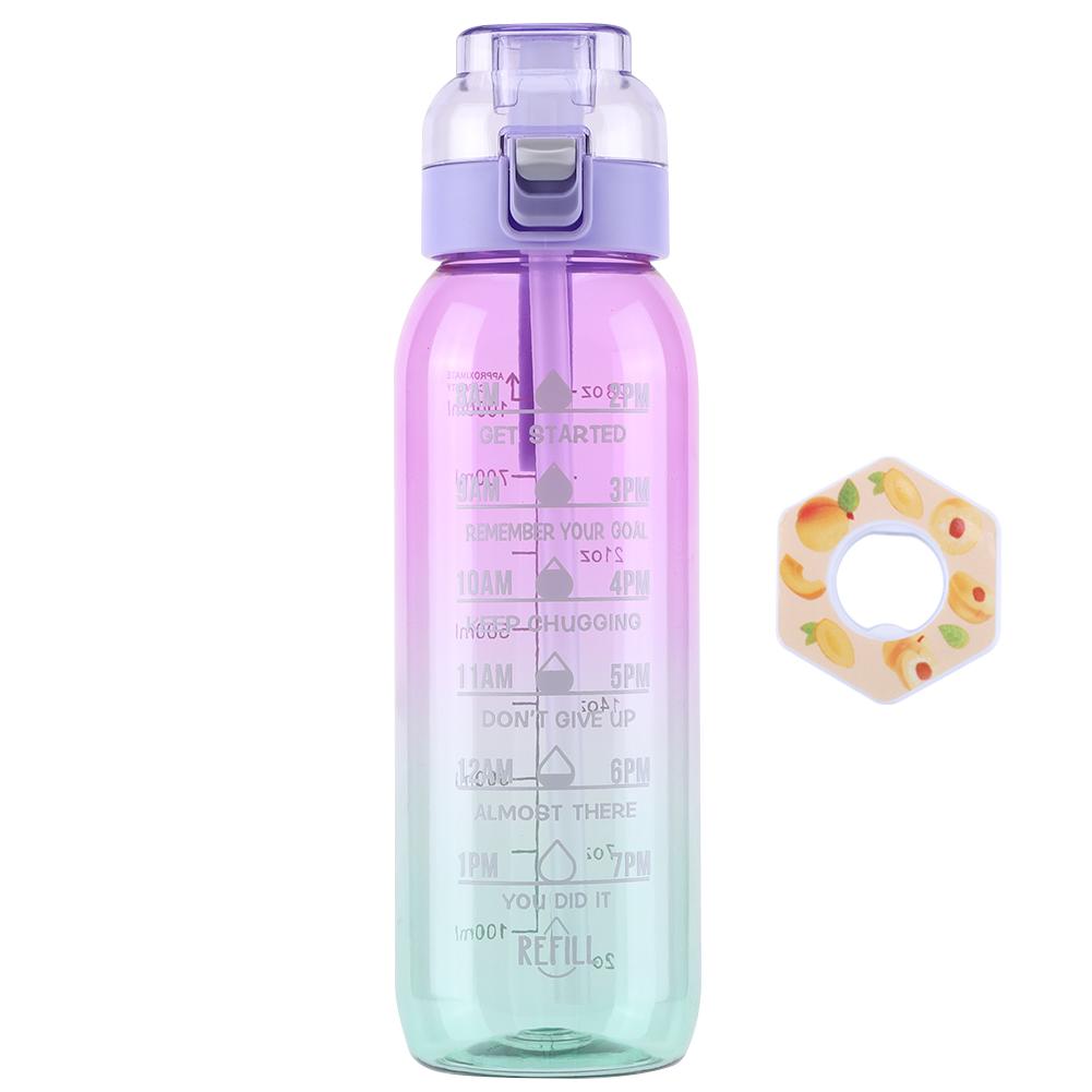 Sticlă de apă cu aromă de aer de 1000 ml, ceașcă de apă Scent Up, sticlă de apă sport pentru fitness în aer liber, ceașcă de apă la modă cu capsule de aromă