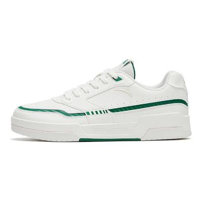 Comfortable Versatile Non-Slip Shock Absorbing Wear-Resistant Low-Top Skate Shoes Men Sneakers Ivory-White Pine-Green 912318062-1