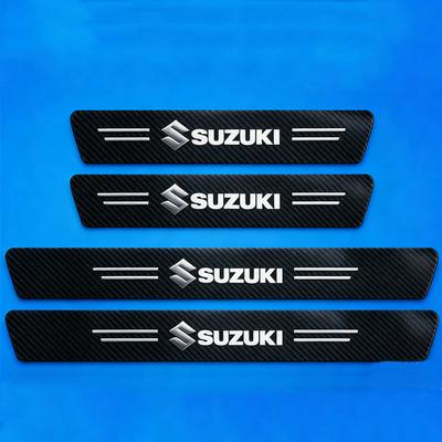 Carbon Fiber Door Sill Protector for Suzuki Swift/Jimny/Vitara/Baleno/Alto/SX4 – Car Styling Decorative Stickers Accessories