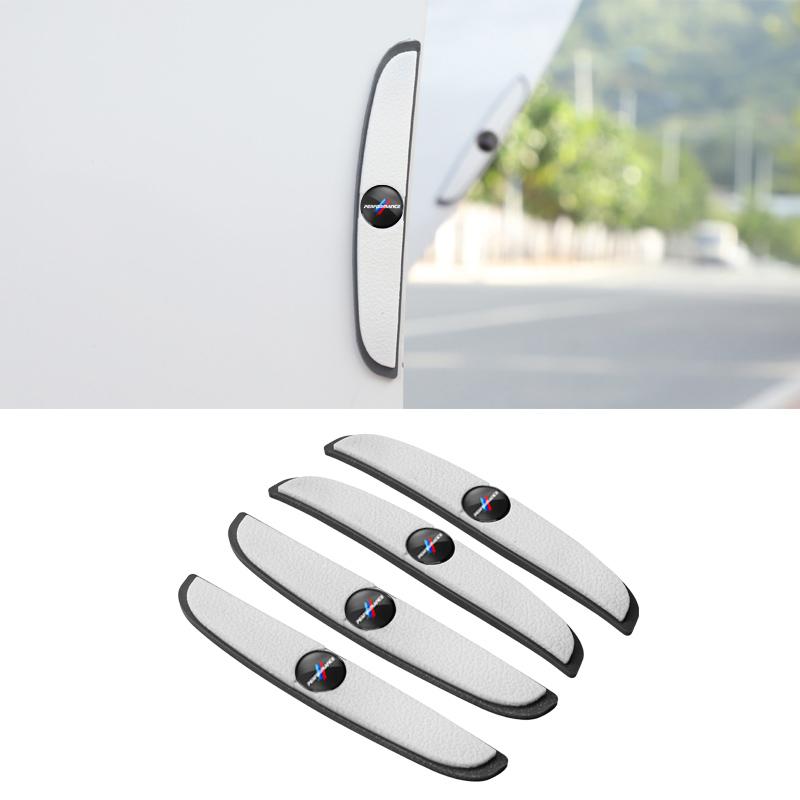 NAZF2 1Set Car Anti-collision Strip Protector 3D Sticker Decoration Accessories For BMW Performance F30 i4 X3 F10 E90 F20 E46 E36 E87