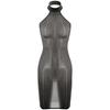 Womens Glossy Bodycon Lingerie Dress High Stretch Fabric Nightclub Attire