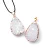 Fashion Irregular Raw Stone Crystal Necklace Healing Natural Stone Pendant Druzy Necklace Jewelry
